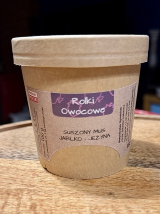 Rolki owocowe jabłko-jeżyna 100 g