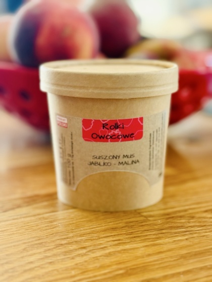 Rolki owocowe jabłko-truskawka 100 g