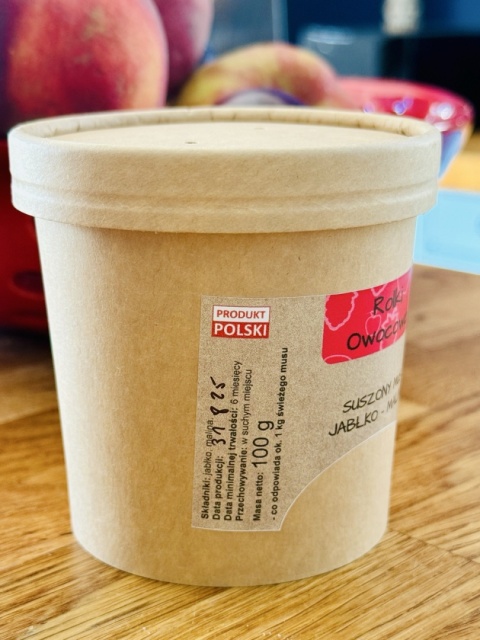 Suszone rolki jabłko- malina 100g