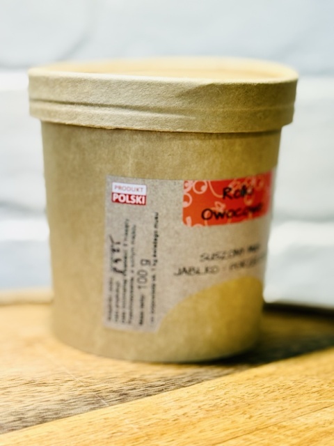 Suszone rolki owocowe jabłko-porzeczka 100g