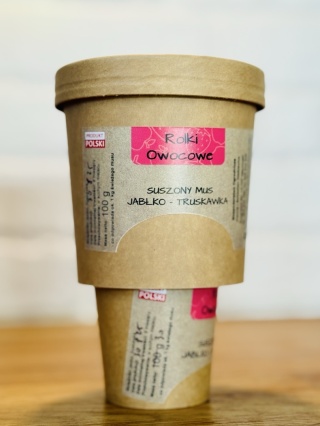 Rolki owocowe jabłko-truskawka 100 g