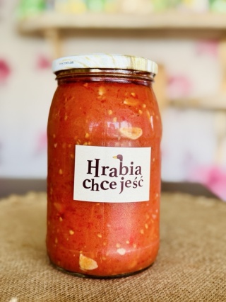 Rzemieślnicza passata pomidorowa w słoiku 900 ml