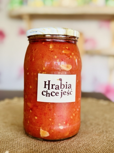 Rzemieślnicza passata pomidorowa w słoiku 900 ml