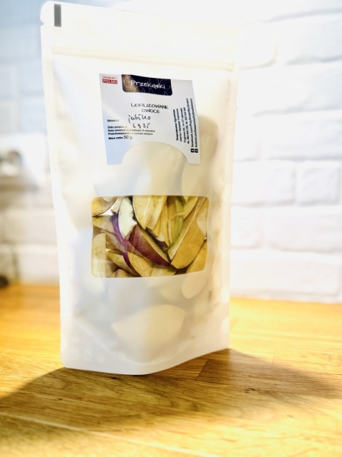 Rzemieślnicze liofilizowane jabłka 50g