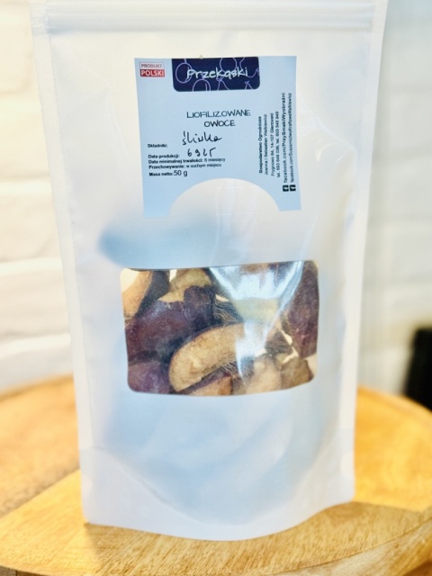 Rzemieślnicze liofilizowane śliwki 50g