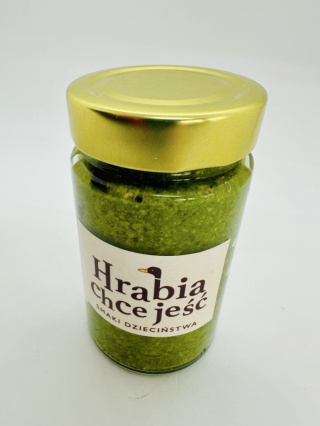 Rzemieślnicze pesto z bazylii w słoiku 350 ml