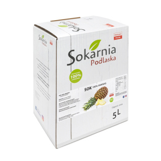 Naturalny sok 100% ananasowy 5L